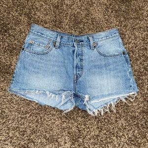 Levi’s Denim Light Washed 501 Shorts